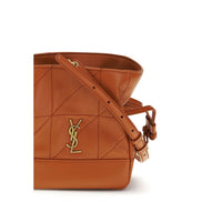 Borsa clutch Saint Laurent Arancione in pelle di agnello