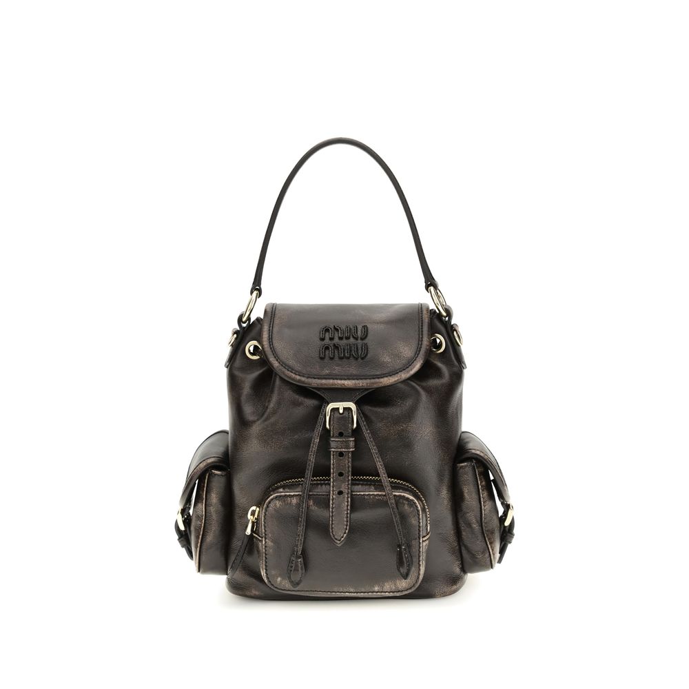 Miu Miu Brown Backpack