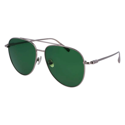 Occhiali da sole Ferragamo in metallo grigio