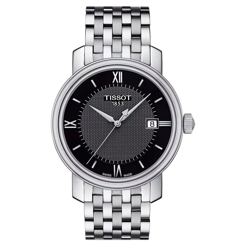 Montre habillée Tissot en acier inoxydable gris