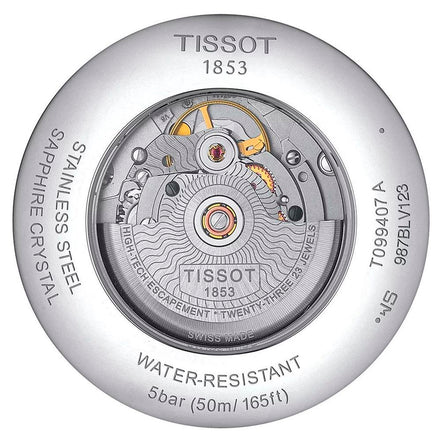 Montre habillée Tissot en acier inoxydable gris