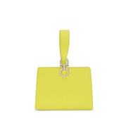 Ferragamo Bicolor Leather Clutch Bag