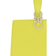 Ferragamo Bicolor Leather Clutch Bag