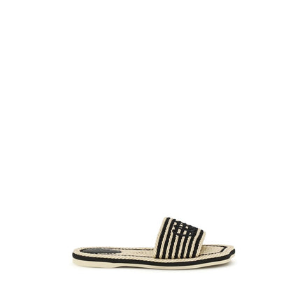 Chloé Multicolor Lamb Flat Sandals