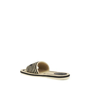 Chloé Multicolor Lamb Flat Sandals