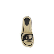 Chloé Multicolor Lamb Flat Sandals