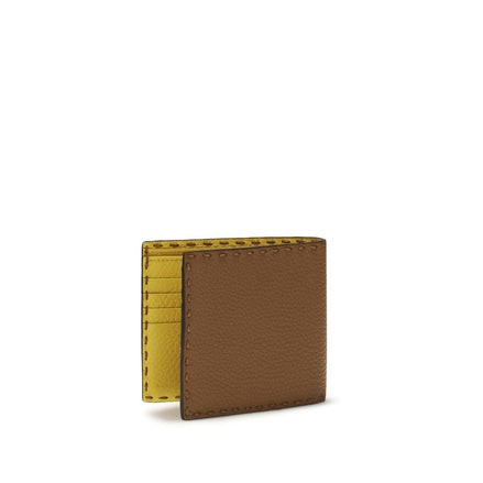 Fendi Brown Calf Leather Wallet - Selleria