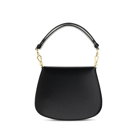 Borsa Saint Laurent in pelle di vitello nera Bos Taurus