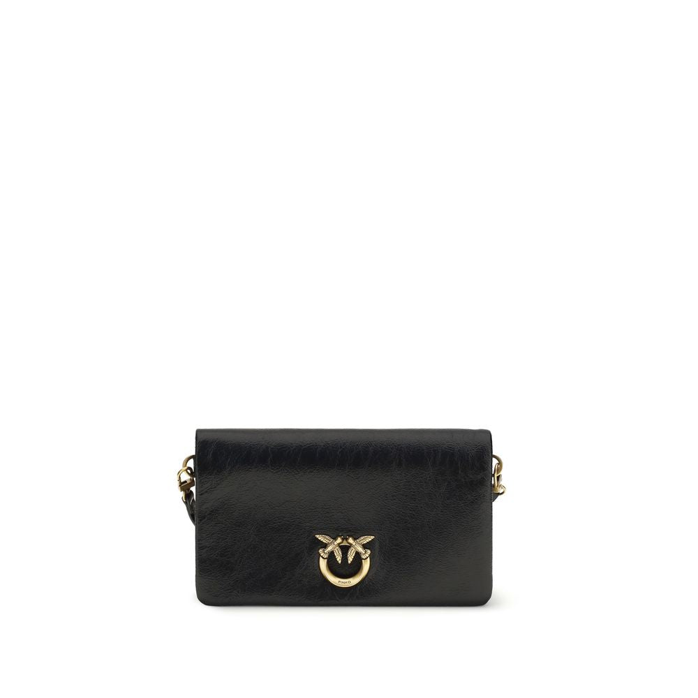 PINKO Black Love Click Soft Mini Shoulder Bag