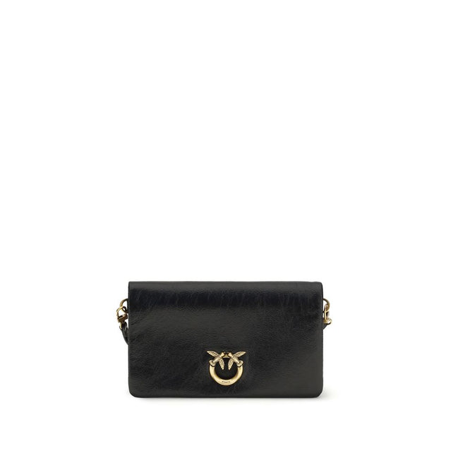 PINKO Black Love Click Soft Mini Shoulder Bag