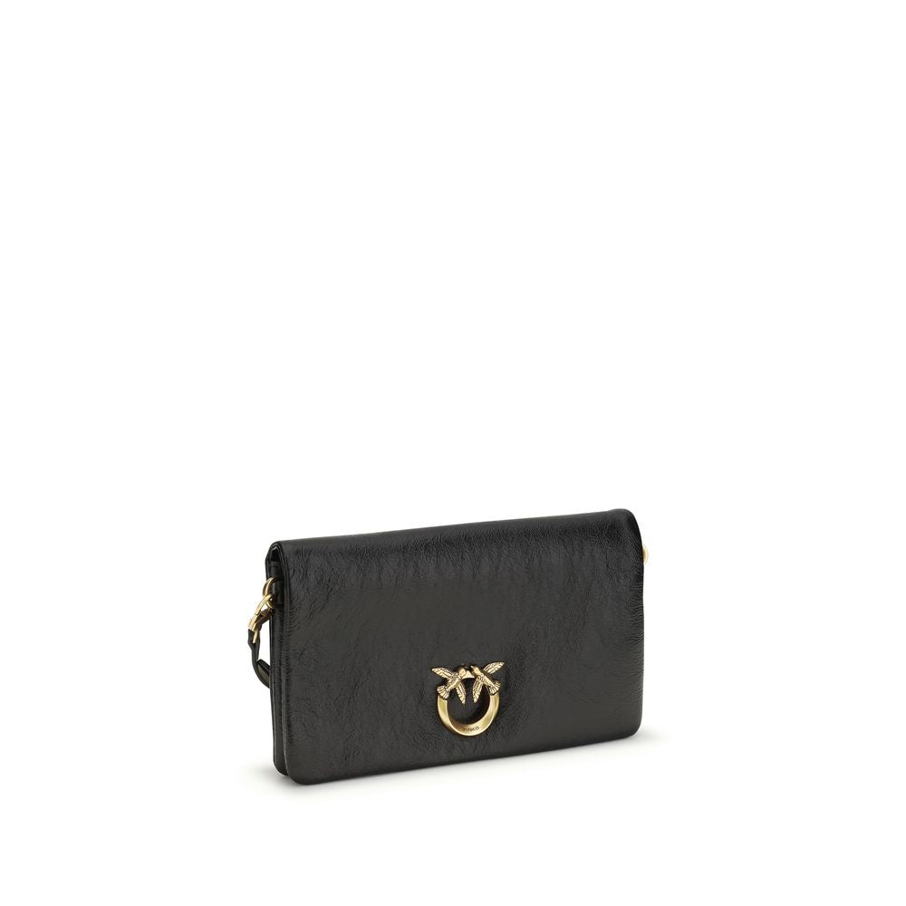 PINKO Black Love Click Soft Mini Shoulder Bag