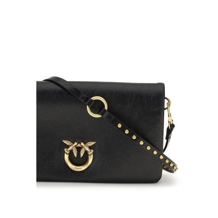 PINKO Black Love Click Soft Mini Shoulder Bag