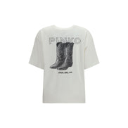 PINKO White Carmagnola T-Shirt