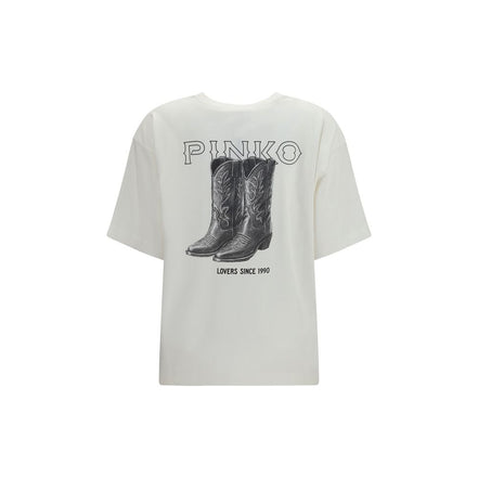 PINKO White Carmagnola T-Shirt