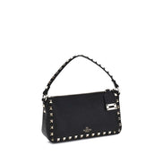 Valentino Garavani Black Small Rockstud Shoulder Bag