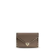 Valentino Garavani Brown Rockstud Wallet