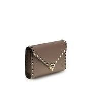 Valentino Garavani Brown Rockstud Wallet