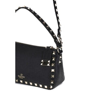 Valentino Garavani Black Small Rockstud Shoulder Bag