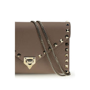 Valentino Garavani Brown Rockstud Wallet