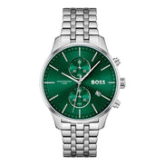Hugo Boss Grey Stainless Steel Dress Watch