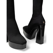 Jimmy Choo Black Fabric Over The Knee