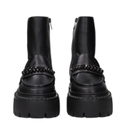 Jimmy Choo Black Leather Ankle Boots