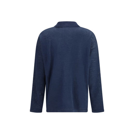 'S Max Mara Blue Linen Cardigan