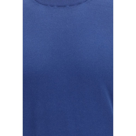 Brunello Cucinelli Blue Cotton T-Shirt
