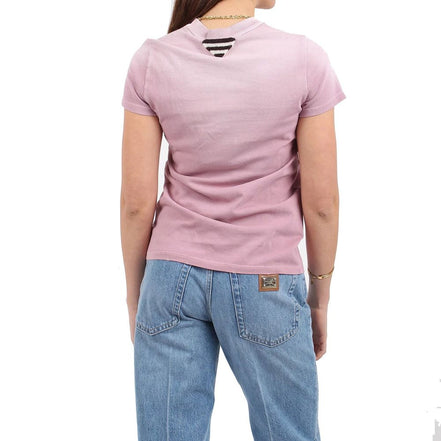 T-shirt en coton multicolore Prada