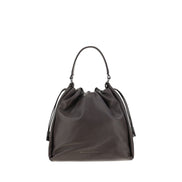 Brunello Cucinelli Brown Calf Leather Shoulder Bag