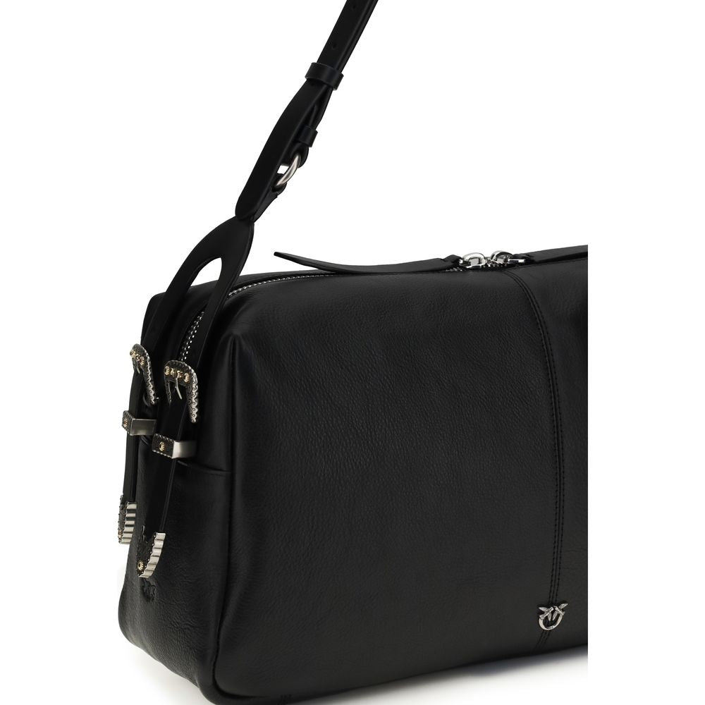 PINKO Black Keeper Large Shoulder Bag