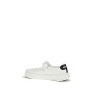 Miu Miu White Calf Leather Ballet Flats