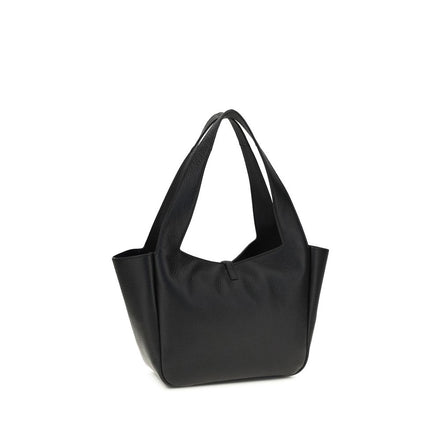 Saint Laurent Black Other Fibres Shoulder Bag
