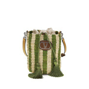 Sac Seau Bicolore en Raphia Valentino Garavani