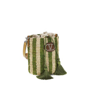Sac Seau Bicolore en Raphia Valentino Garavani