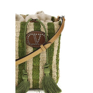 Sac Seau Bicolore en Raphia Valentino Garavani