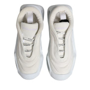 Dolce & Gabbana White Slip On Wave Low Top Sneakers