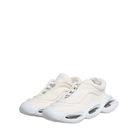 Dolce & Gabbana White Slip On Wave Low Top Sneakers