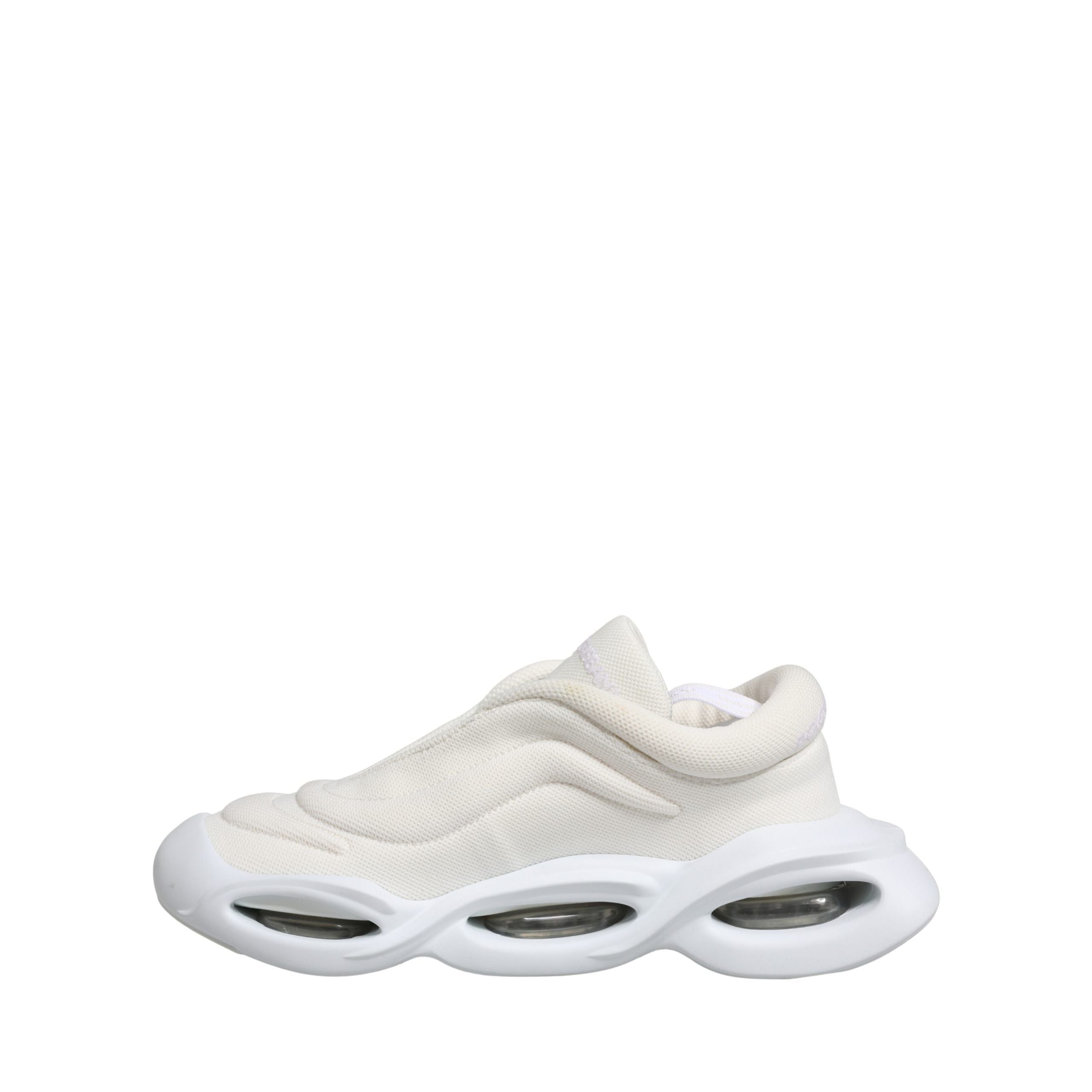 Dolce & Gabbana White Slip On Wave Low Top Sneakers