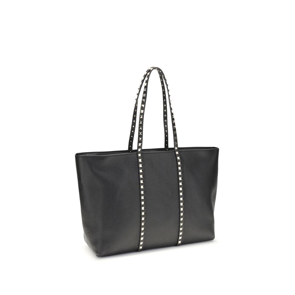 Sac bandoulière Valentino Garavani en cuir de veau noir