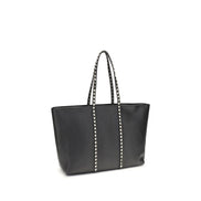 Sac bandoulière Valentino Garavani en cuir de veau noir