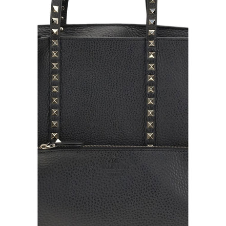 Sac bandoulière Valentino Garavani en cuir de veau noir