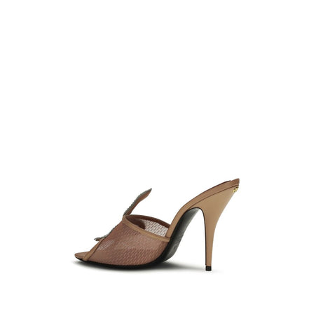 Sandali Valentino Garavani con tacco a spillo in pelle di capra multicolore