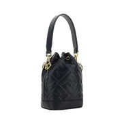 Fendi Black Calf Leather Bucket Bag