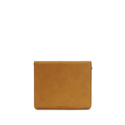 Brunello Cucinelli Brown Calf Leather Wallet