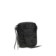 Sac bandoulière Balenciaga en agneau noir Ovis Aries Aries