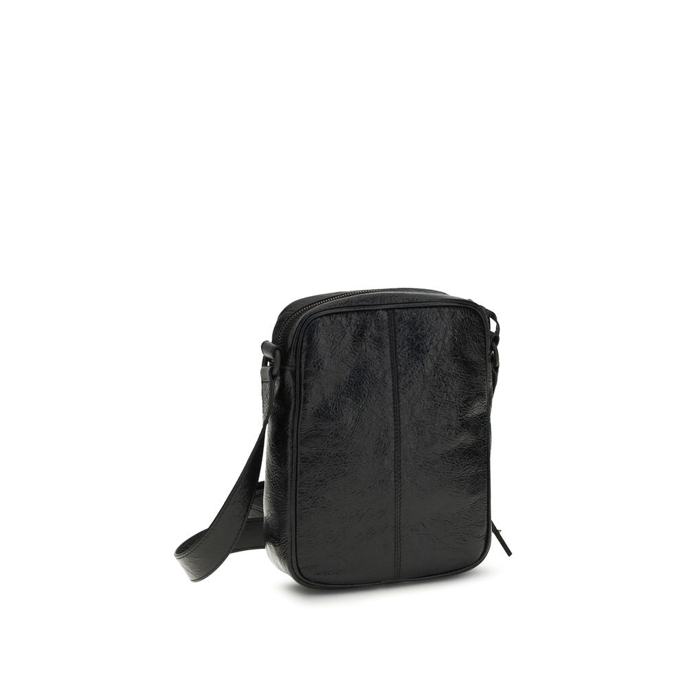 Sac bandoulière Balenciaga en agneau noir Ovis Aries Aries