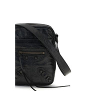 Sac bandoulière Balenciaga en agneau noir Ovis Aries Aries