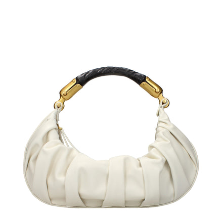 Sac à main Balmain en cuir beige