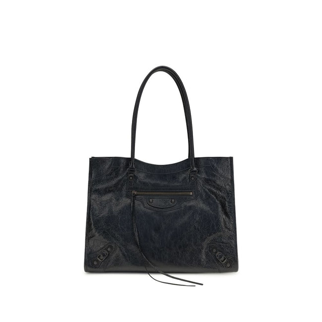 Sac bandoulière Balenciaga en agneau noir Ovis Aries Aries